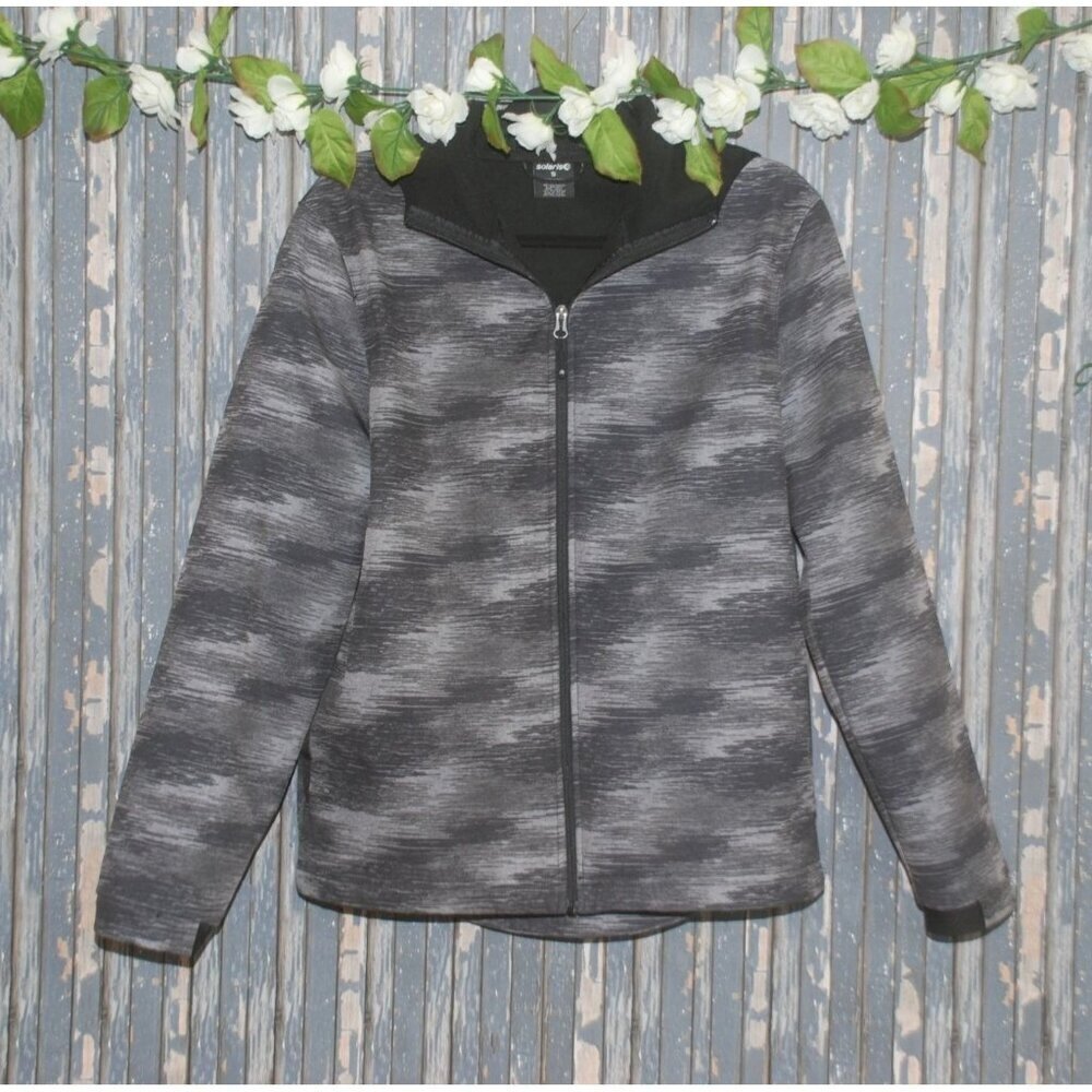 Solaris Softshell Hoodie Jacket Men's S Multi Climate Water Resistant Breathable